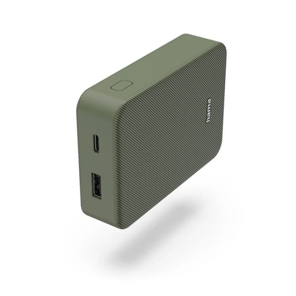 Powerbank Hama FABRIC10 10K Grøn 10000 mAh Grøn