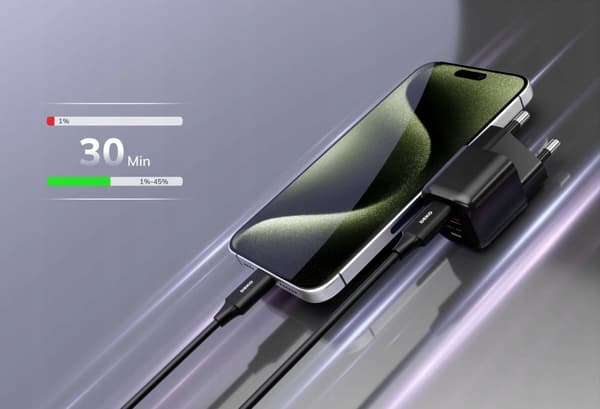 2x FAST USB C -LATURI PUHELIMEN UNIVERSALILLE 20W + 2x USB C -KAAPELI 100W