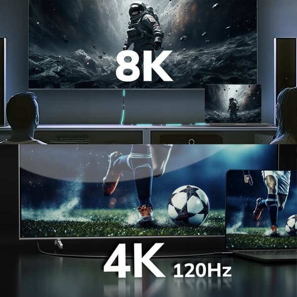 USB C KABEL HURTIG OPLADNING USB TYPE C TIL APPLE Thunderbolt 240W USB4 50cm