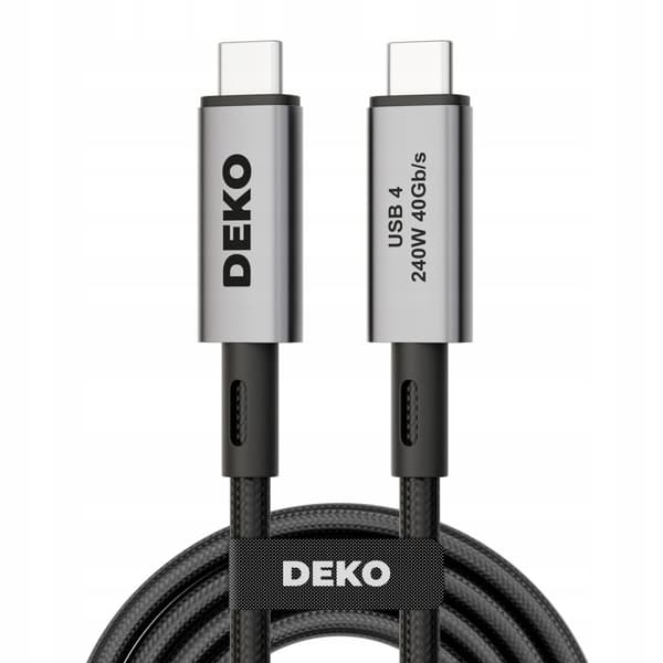 USB C KABEL HURTIG OPLADNING USB TYPE C TIL APPLE Thunderbolt 240W USB4 50cm