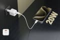 Miniatyrbillede 10 af 11: HURTIG USB C TELEFONOPLADER UNIVERSAL 20W + USB C KABEL 100W HVID