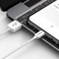 Miniatyrbillede 5 af 11: USB C-KABEL HURTIG OPLADNING TIL SAMSUNG ANDROID AUTO PISEN KORT 0,2M