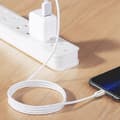 Miniatyrbillede 8 af 11: USB C-KABEL HURTIG OPLADNING TIL SAMSUNG ANDROID AUTO PISEN KORT 0,2M