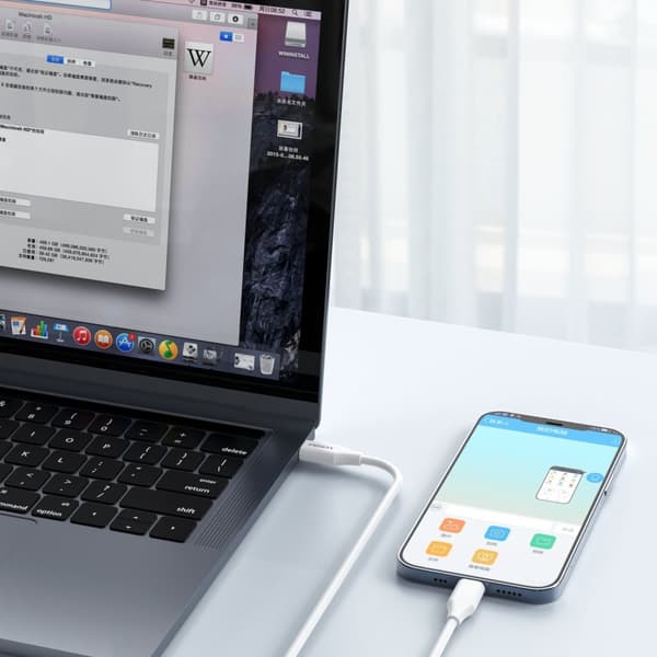 USB C-KABEL SNABBLADDNING USB TYP C 60W 2M UNIVERSAL PISEN