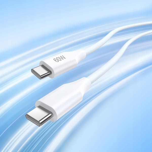 USB C-KABEL SNABBLADDNING USB TYP C 60W 2M UNIVERSAL PISEN