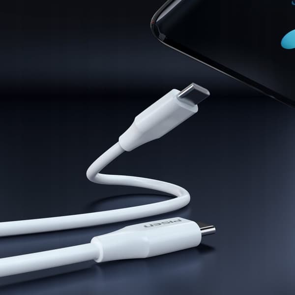 USB C-KABEL SNABBLADDNING USB TYP C 60W 2M UNIVERSAL PISEN
