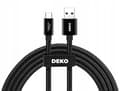 Miniatyrbillede 2 af 10: USB C-KABEL HURTIG OPLADNING 3A TIL ANDROID AUTO USB TYPE C 2M DEKO
