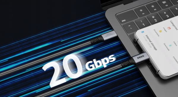 USB C -KAAPELI PIKALATAUS 100 W USB Type C 3.2 APPLE Thunderbolt 2M:lle
