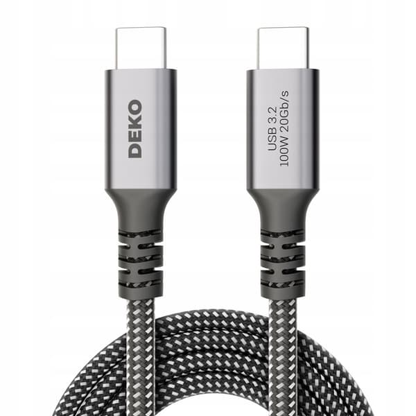 USB C -KAAPELI PIKALATAUS 100 W USB Type C 3.2 APPLE Thunderbolt 2M:lle