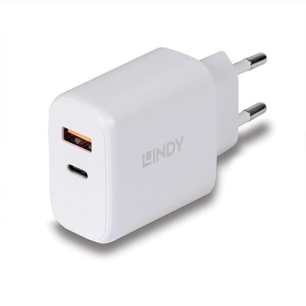 Autolaturi LINDY 73424 Valkoinen 18 W 30 W