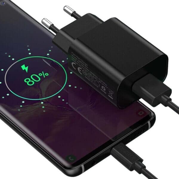 Snabbladdare 4x USB Quick Charge 3.0 3.1A Svart