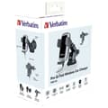 Miniatyrbild 3 av 3: Verbatim FWC-03 Pro Qi Snabb trådlös Billaddare USB Induktiv Laddningsstation Svart