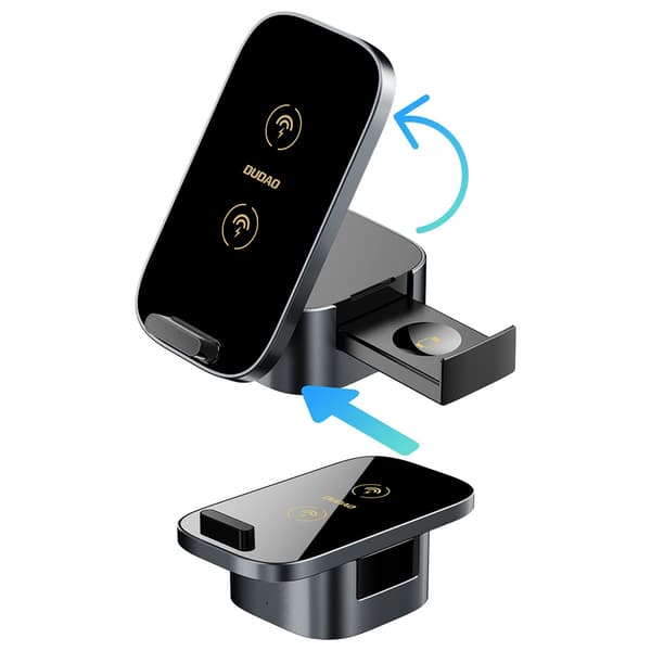 Dudao A11Pro+ bordstander med 3-i-1 trådløs oplader og hurtig opladning 15W