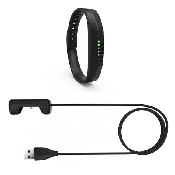 INF Laddningskabel för Fitbit Flex 2 - 1 meter, svart