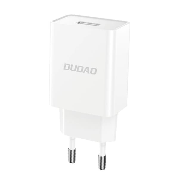 Dudao USB-laturi 2.1A - Valkoinen
