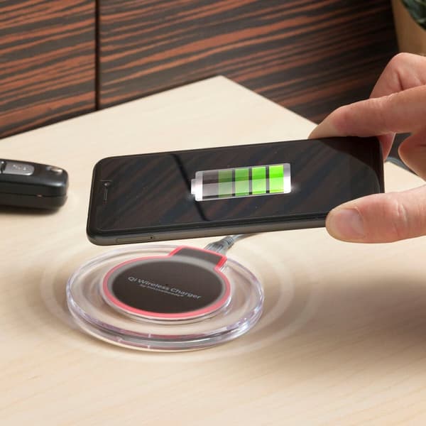 Trådlös Qi-laddare för smartphones