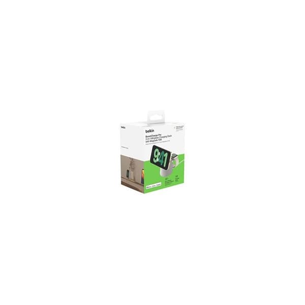 Trådlös laddningsstation - Belkin - BoostCharge Pro 2-in-1 - 15 Watt - med MagSafe - Certifierad MFI