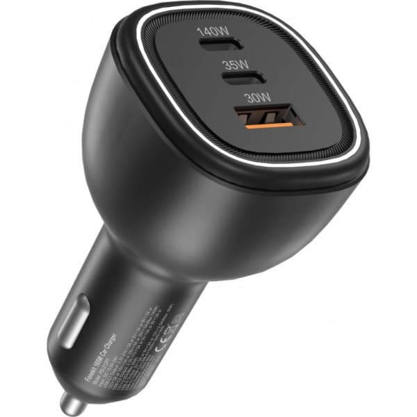 FoneKit Travel 165W, 2 x USB-C + USB-A -autolaturi