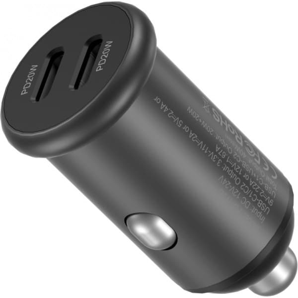 FoneKit Travel 40W, 2 x USB-C biladapter