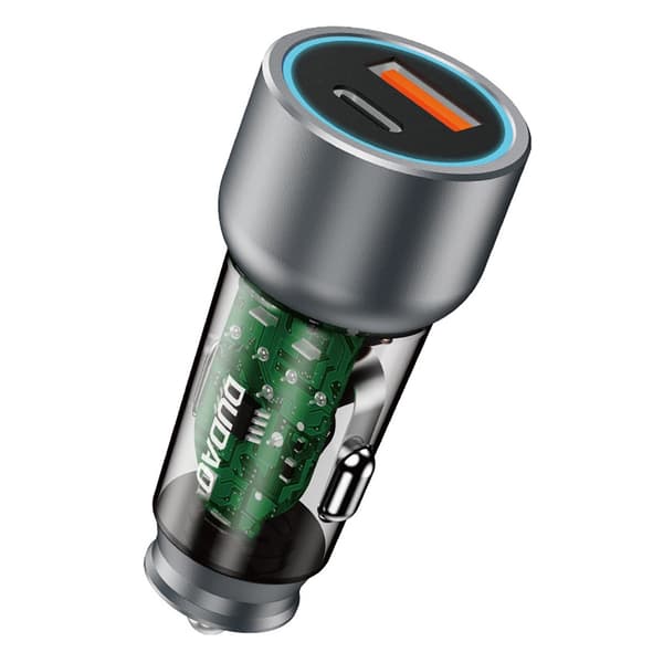 Dudao Biloplader 30W med USB-A og USB-C