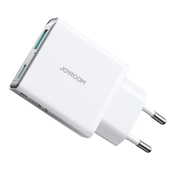 Joyroom USB-Laddare 20W med USB och USB-C - Vit