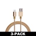 Miniatyrbillede 1 af 3: 3M USB til USB-C Kabel Nylon Hurtig Opladning Guld