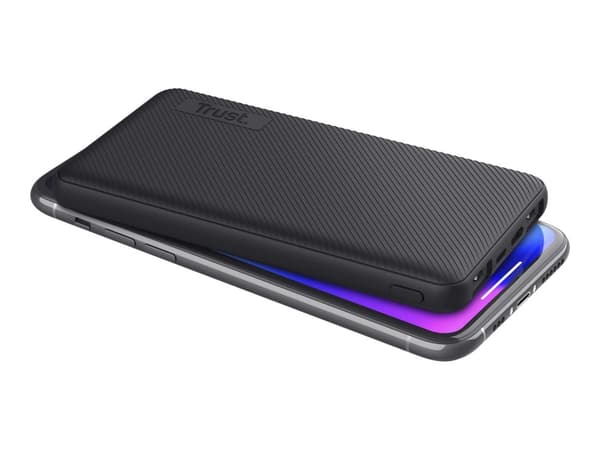 Trust Primo Ultra-thin Powerbank 10 000mAh - Svart