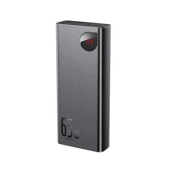 Baseus Adaman PowerBank 20 000mAh - Svart Svart