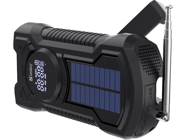 Sandberg Survivor Radio All-in-1 5000 Powerbank 5 000mAh - Svart