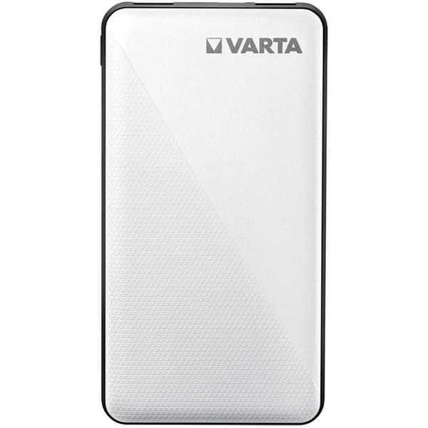 Varta Energy Powerbank 20 000mAh - Vit Svart, Vit