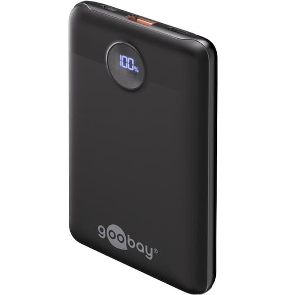Goobay Powerbank Compact 10 000mAh - Svart