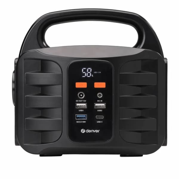 DENVER PPS-42000 Powerbank 42 000mAh - Svart/Orange