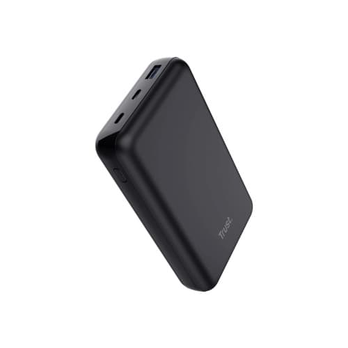 Trust Laro strömförsörjningsbank - 4 pin USB Type A (QC 3.0), 2 x 24-stifts USB-C (PD) - 100 Watt Svart