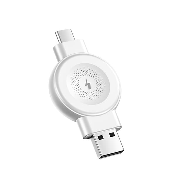 XO Trådlös Laddare för Smartwatch med USB & USB-C 2,5W