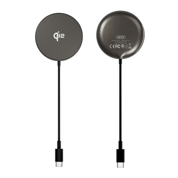 XO 15W QI2 langaton latausalusta MagSafe-yhteensopivuudella - Svart