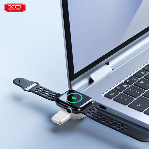 XO Trådløs oplader til smartwatch med USB og USB-C 2,5W