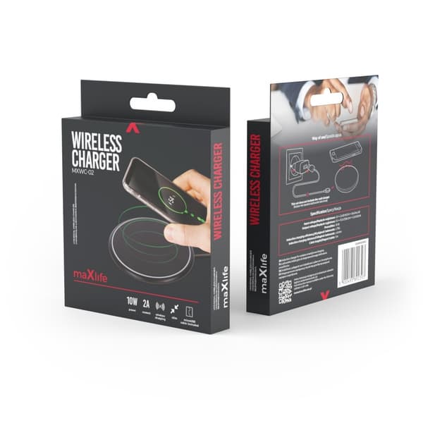 Maxlife MXWC-05 magnetisk trådlös laddare