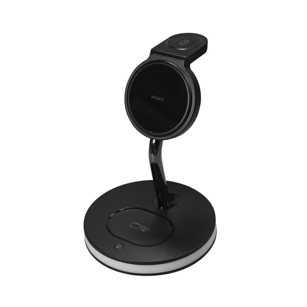 3-i-1 Magnetisk trådlöst laddställ 18W för din iPhone, Apple Watch och Airpods