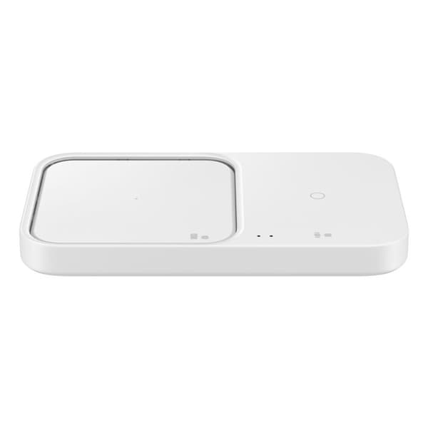 Laddare för Samsung Pad Induction Flat DUO Watch mobiltelefon, 15W Snabbladdning (nätladdare ingår ej) Vit