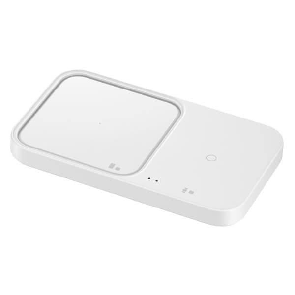 Laddare för Samsung Pad Induction Flat DUO Watch mobiltelefon, 15W Snabbladdning (nätladdare ingår ej) Vit