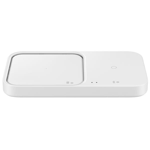 Laddare för Samsung Pad Induction Flat DUO Watch mobiltelefon, 15W Snabbladdning (nätladdare ingår ej) Vit