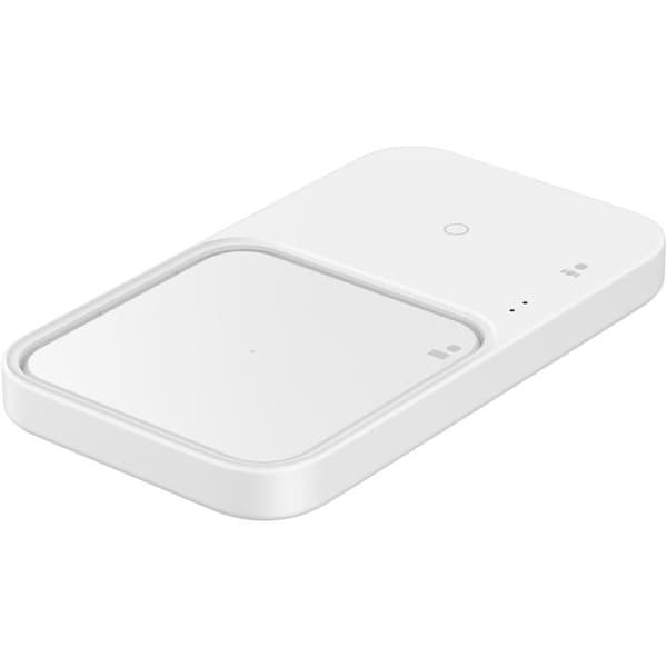 Laddare för Samsung Pad Induction Flat DUO Watch mobiltelefon, 15W Snabbladdning (nätladdare ingår ej) Vit Vit