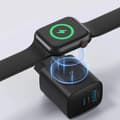Miniatyrbild 2 av 3: 2i1 Väggladdare med Trådlös laddning för Apple Watch + 1XUSB och 1xUSB-C 20W