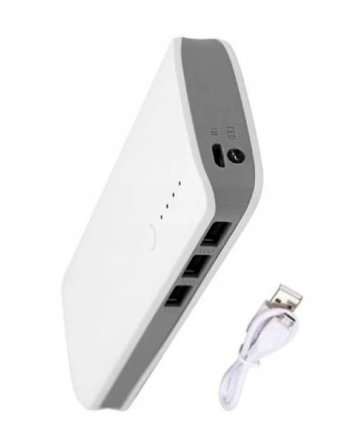 POWERBANK 20000 + KABEL TIL ENHVER TELEFON USB 5V