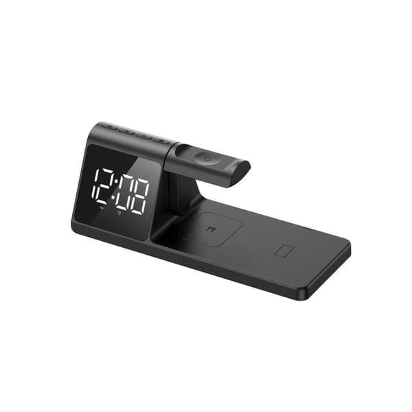 Havit W3042 - 3 i 1 trådløs ladestation, sort Sort