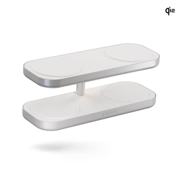 Trådløs Lader Quattro Pro 4 Qi2 Hvit