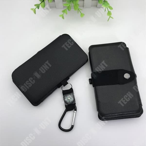 TD® Bekväm Utomhus Power Bank Solar Batteri Laddningspanel Vikbar Solar Mobiltelefon laddare