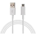 Miniatyrbild 1 av 2: USB-kabel Vit laddare kompatibel med Huawei HONOR 8X - Micro USB-port laddare för dataöverföring, längd 1 meter Phonillico®