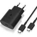 Miniatyrbild 1 av 5: Snabbladdare 25W - Phonillico® - USB-C - 1 meter - Kompatibel med Samsung Galaxy S25/S24/S23