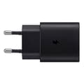 Miniatyrbild 2 av 5: Snabbladdare 25W - Phonillico - Kompatibel med Samsung Galaxy - USB-C - Svart - Snabb laddning